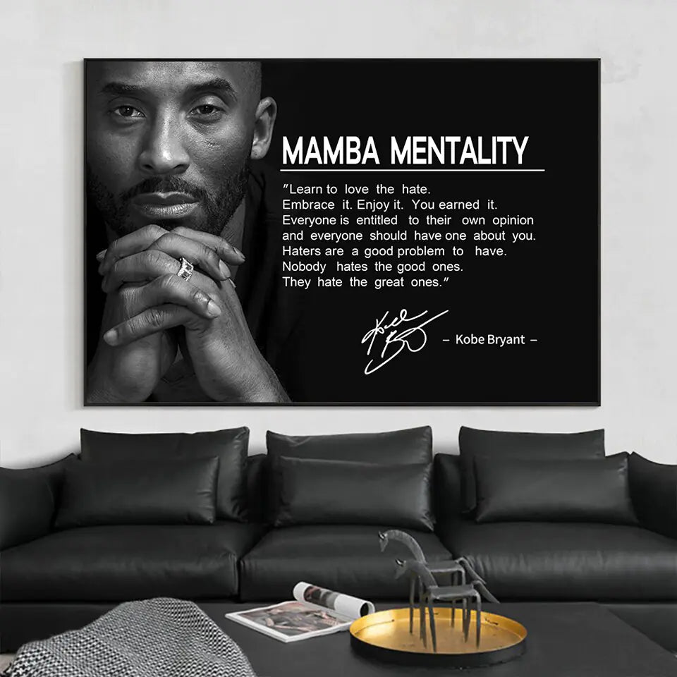 Mamba Mentality Canvas Poster