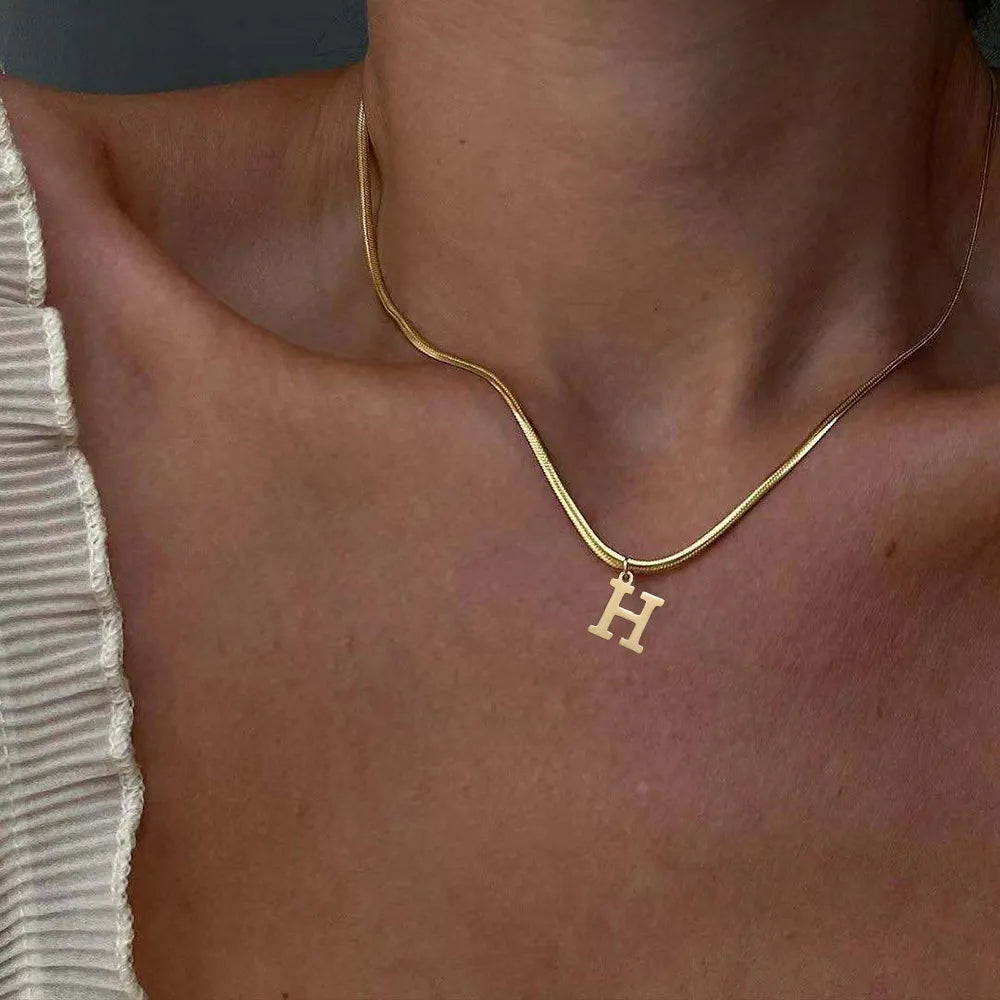 A-Z Alphabet Pendant