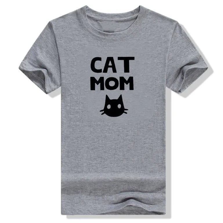 Cat Mom T-Shirt - Printkeg.art