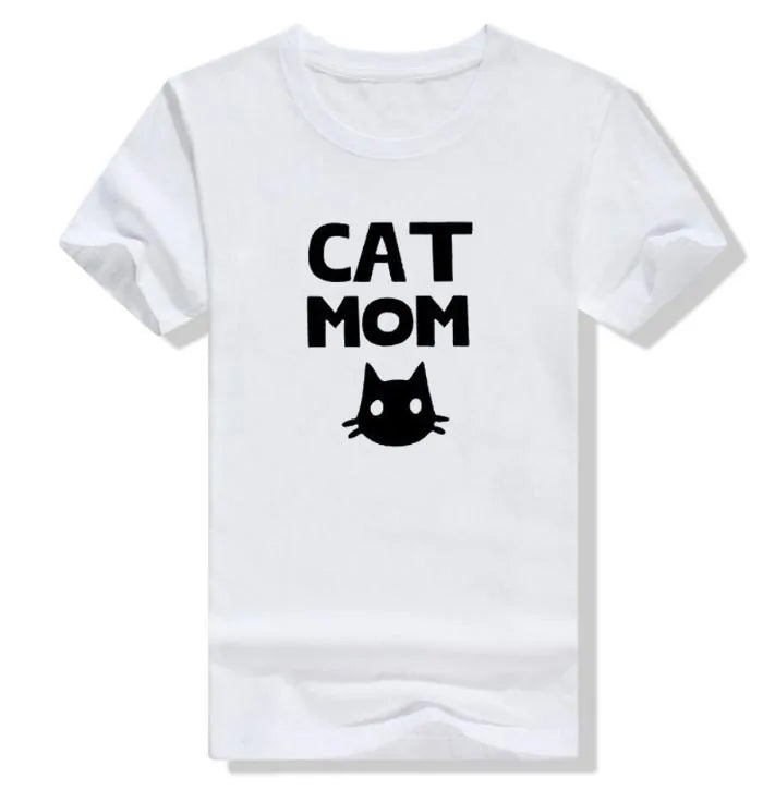 Cat Mom T-Shirt - Printkeg.art