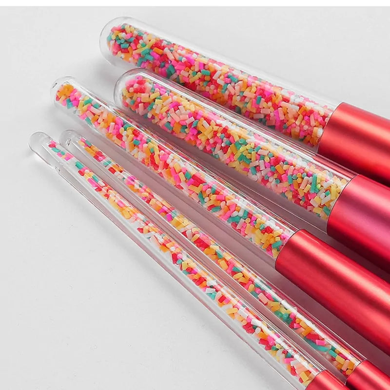 Lollipop Candy Makeup Brushes Set