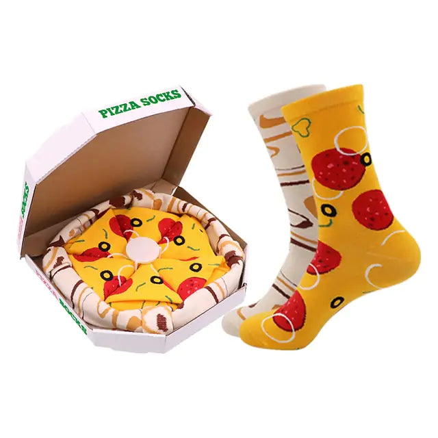 Pizza Socks Gift Box - Printkeg.art