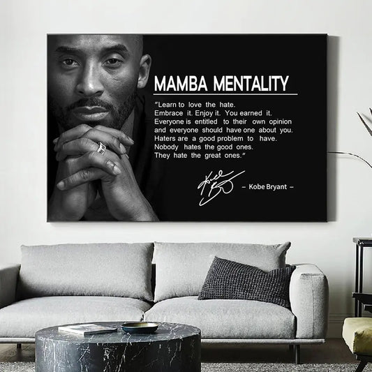 Mamba Mentality Canvas Poster