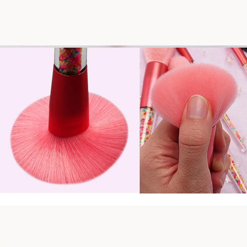 Lollipop Candy Makeup Brushes Set