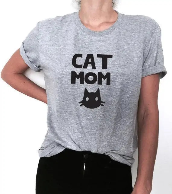 Cat Mom T-Shirt - Printkeg.art