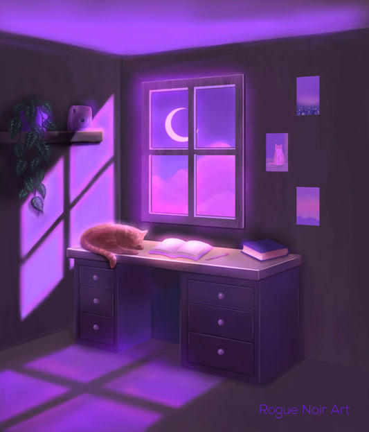 Lofi Room Art Print