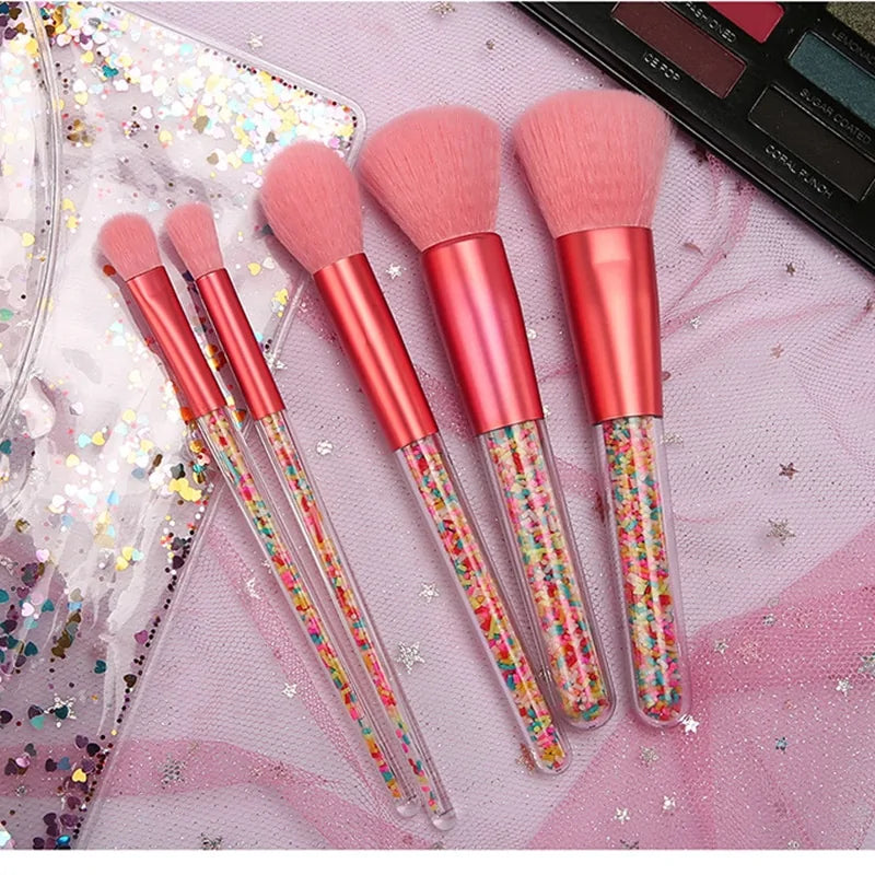 Lollipop Candy Makeup Brushes Set