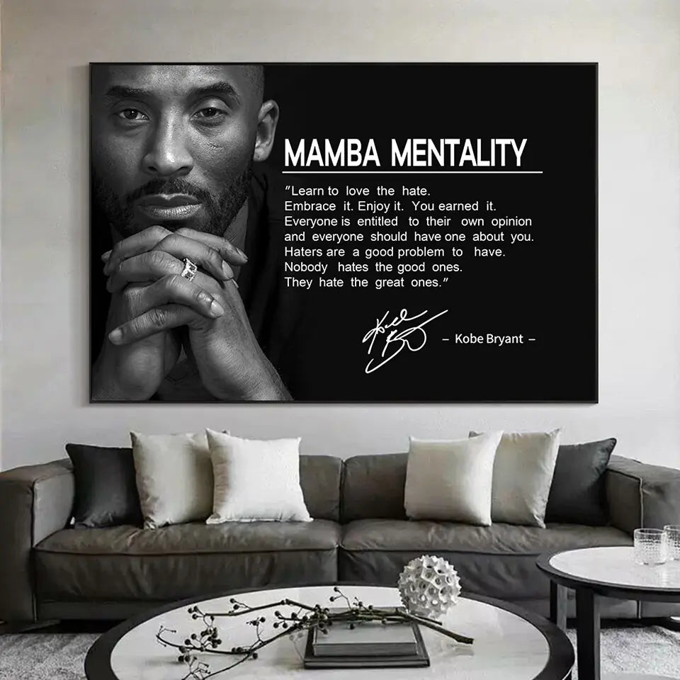 Mamba Mentality Canvas Poster