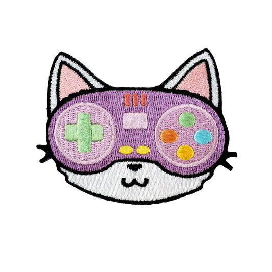 Gamer Cat Patch - Printkeg.art