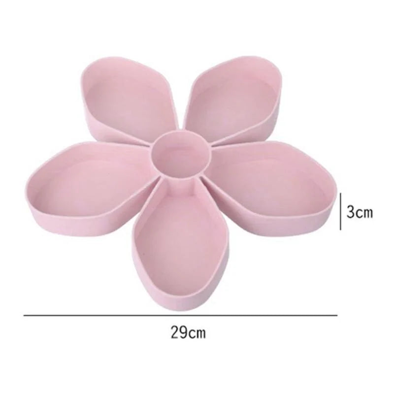 Flower Petal Fruit Plate Candy Storage Box