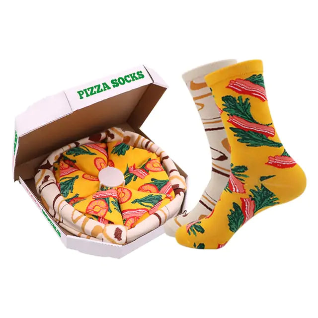 Pizza Socks Gift Box - Printkeg.art