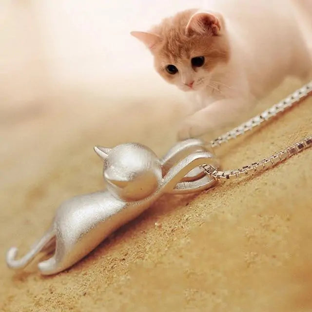 Cutie Cat Necklace - Printkeg.art