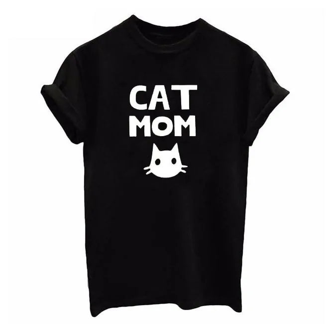 Cat Mom T-Shirt - Printkeg.art