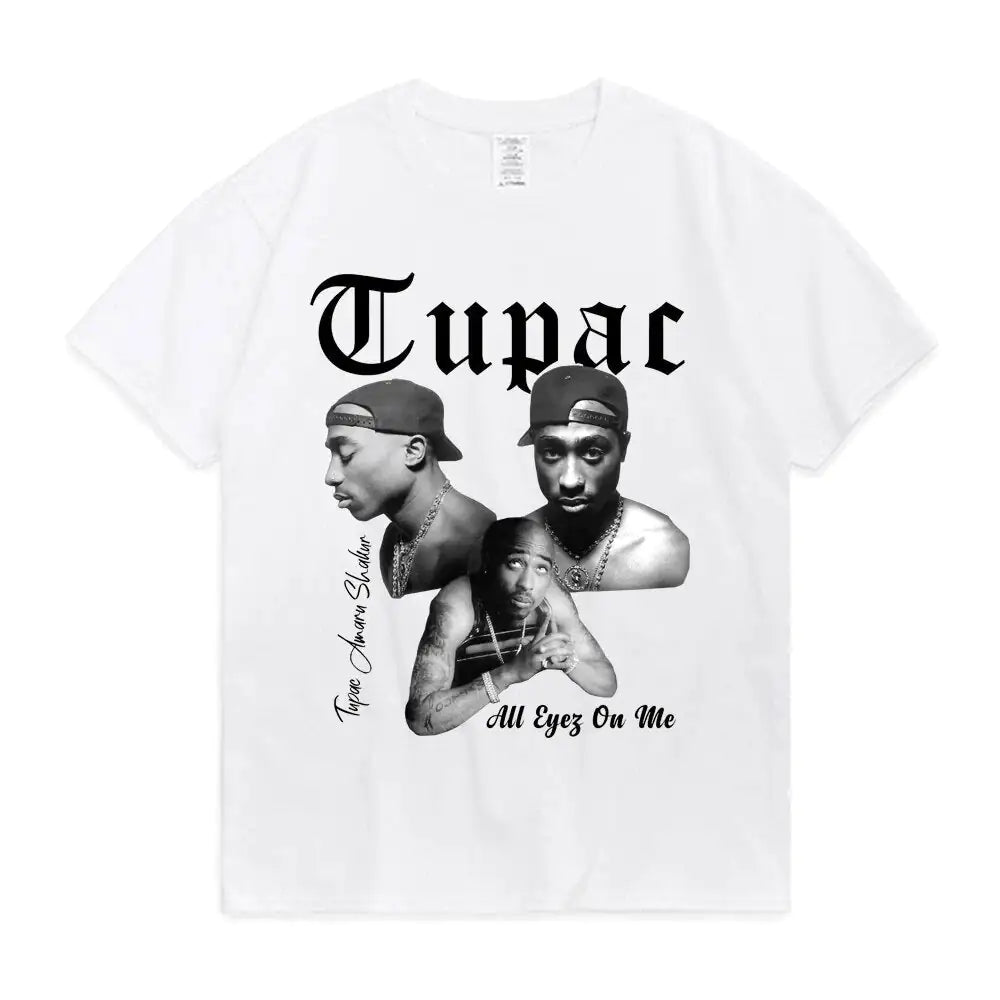 Tupac Print Graphic T-shirt