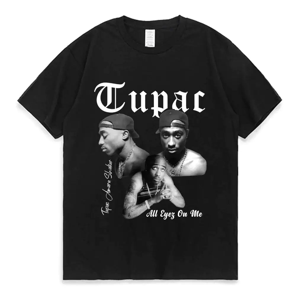 Tupac Print Graphic T-shirt