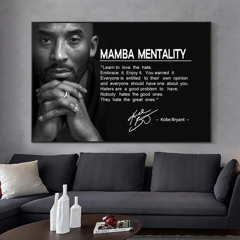 Mamba Mentality Canvas Poster